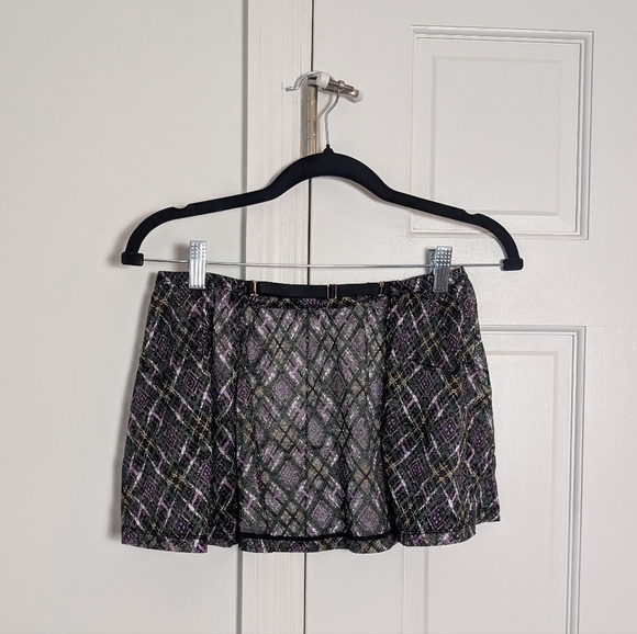 NEW Savage X Fenty | A Little Tart Open-Back Skirt in That's Hella Plaid | M - Picture 8 of 8